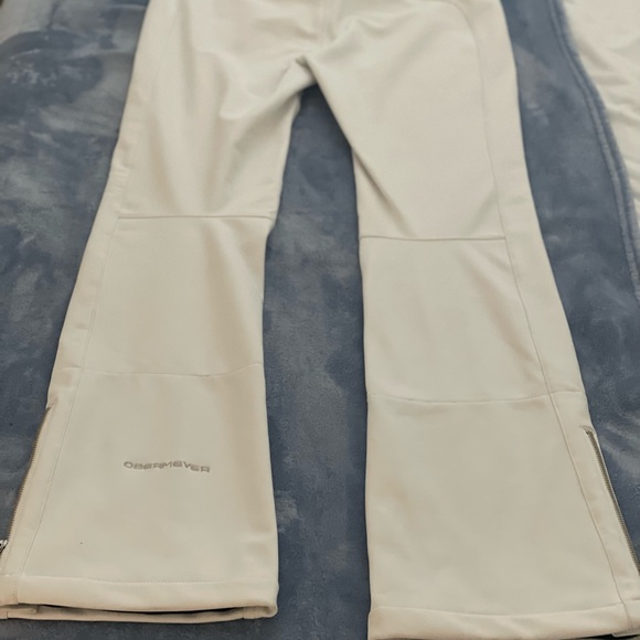Obermeyer Women's Clio Softshell Pants White Size 8 Long - Picture 7 of 9